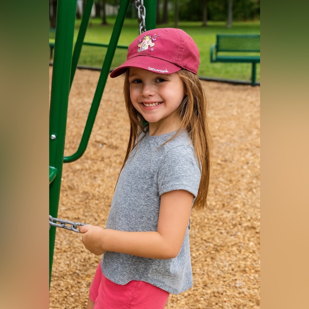 Life is Good Kids Adjustable Pink‎ Unicorn Hat